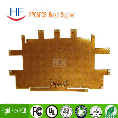 Dubbele laag FPC 1,6 mm dik FR4 Flexible PCB Board 4 oz