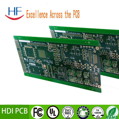 HDI SMD PCB Electronic Prototype Board Assembly Onderdompeling zilver