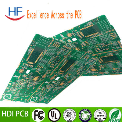 1.2MM Rigid HDI PCB Fabrication Board For Battery 6 laag