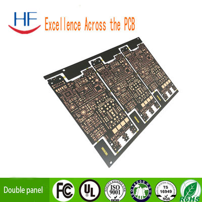 Hoge precisie prototype PCB Printed Circuit Board Zwart bord 4 laag loodvrij oppervlak afwerking