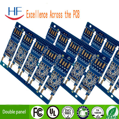 Loodvrij meerlagig PCB-circuit board Custom Blue Solder Mask Fr4 basismateriaal