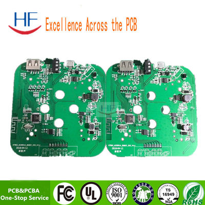 1.2MM LED PCB-assemblagebord Rigid Double-Sided Immersion Gold FR4