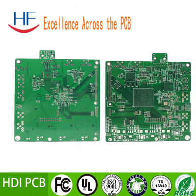 ENIG FR4 HDI Rigid PCB Motherboard Fabrication Immersion Gold 1,0 mm