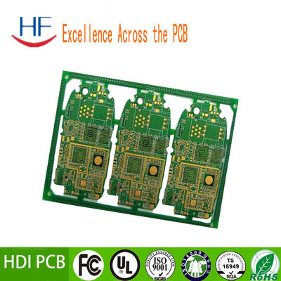 High Speed HDI HF Electronic PCB Board Design Quick Turn 2oz ENIG oppervlak