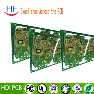 High Speed HDI HF Electronic PCB Board Design Quick Turn 2oz ENIG oppervlak