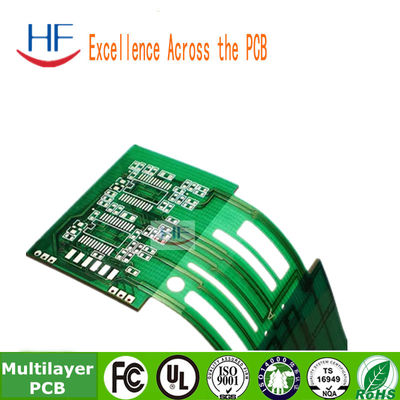 Flexible Multilayer PCB Fabrication Assembly Computercircuit board FR4 4mil