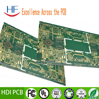 6 laag HDI PCB fabricage circuit board 94v 0 Groen FR4 1OZ